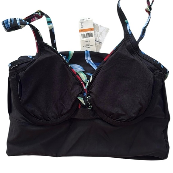 Tommy Bahama Midnight Orchid OTS UW Tankini - Picture 11 of 12